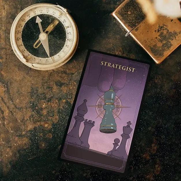 Strategist Masculine Archetype purple card