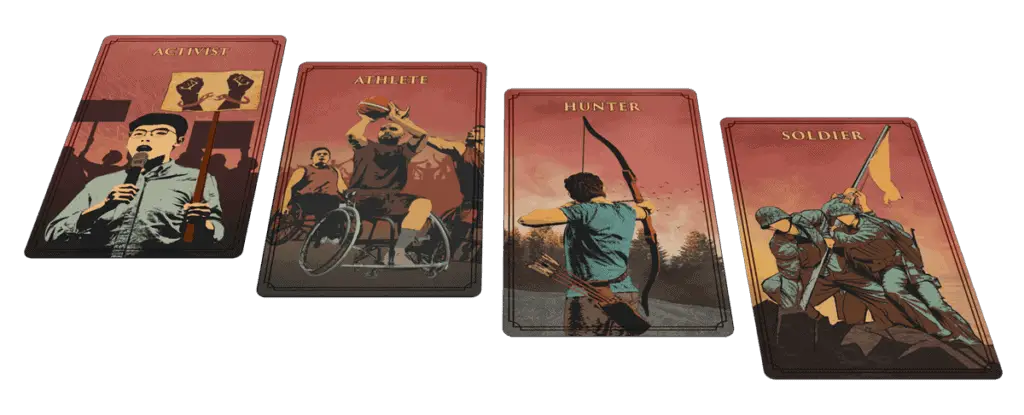 four sub archetypes from Masculine Archetype Deck