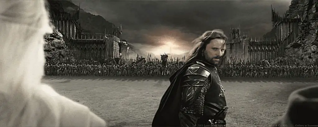 aragorn leading to final battle