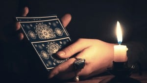 Tarot Reading by candel light
