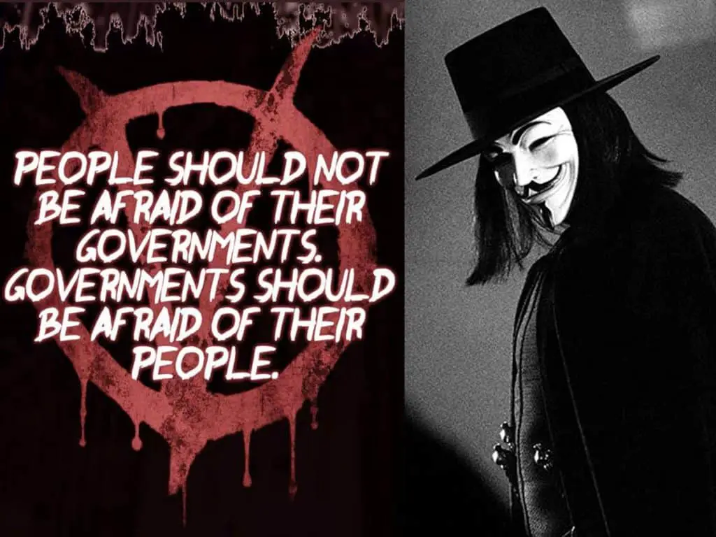 V for Vendetta Examples of the Shadow