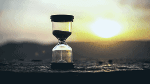 Shadow of time sunset