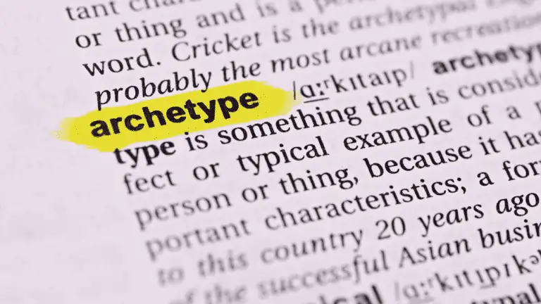 Archetype wording and definition from book