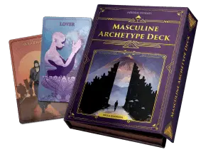 Card deck with box