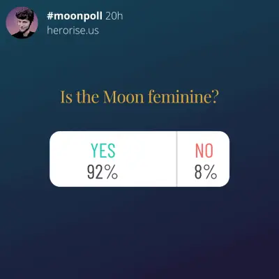instagram poll moon gender